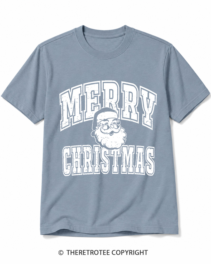 TheRetroTee Merry Christmas 1990s Cotton T-Shirt