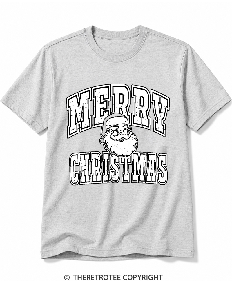 TheRetroTee Merry Christmas 1990s Cotton T-Shirt