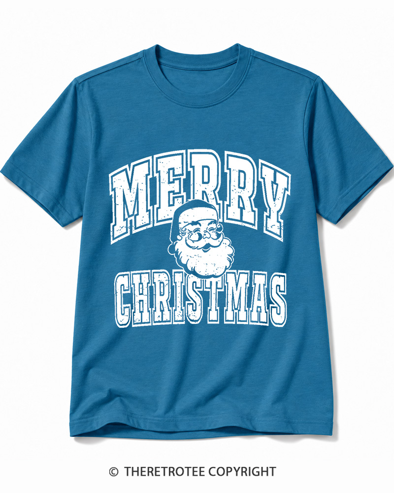 TheRetroTee Merry Christmas 1990s Cotton T-Shirt