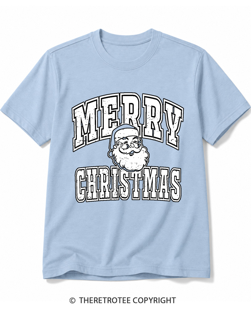 TheRetroTee Merry Christmas 1990s Cotton T-Shirt
