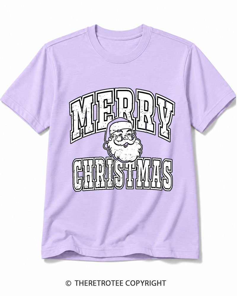 TheRetroTee Merry Christmas 1990s Cotton T-Shirt