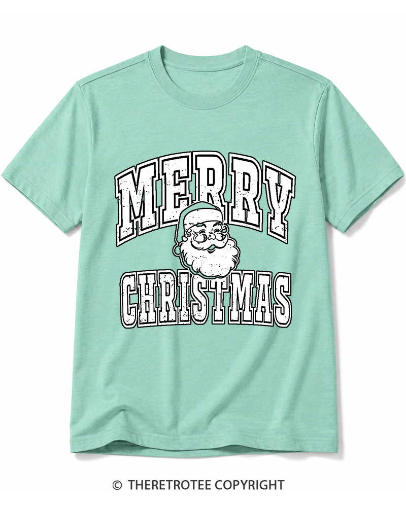 TheRetroTee Merry Christmas 1990s Cotton T-Shirt