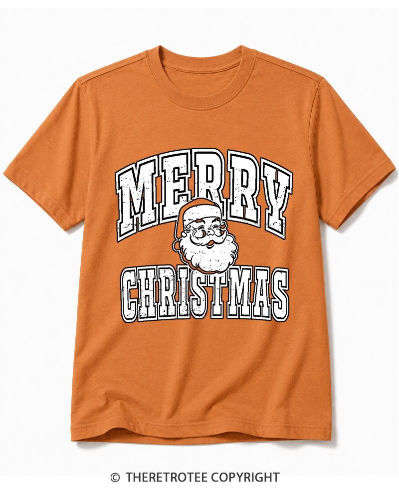 TheRetroTee Merry Christmas 1990s Cotton T-Shirt