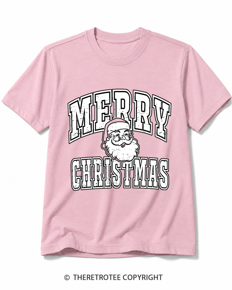 TheRetroTee Merry Christmas 1990s Cotton T-Shirt