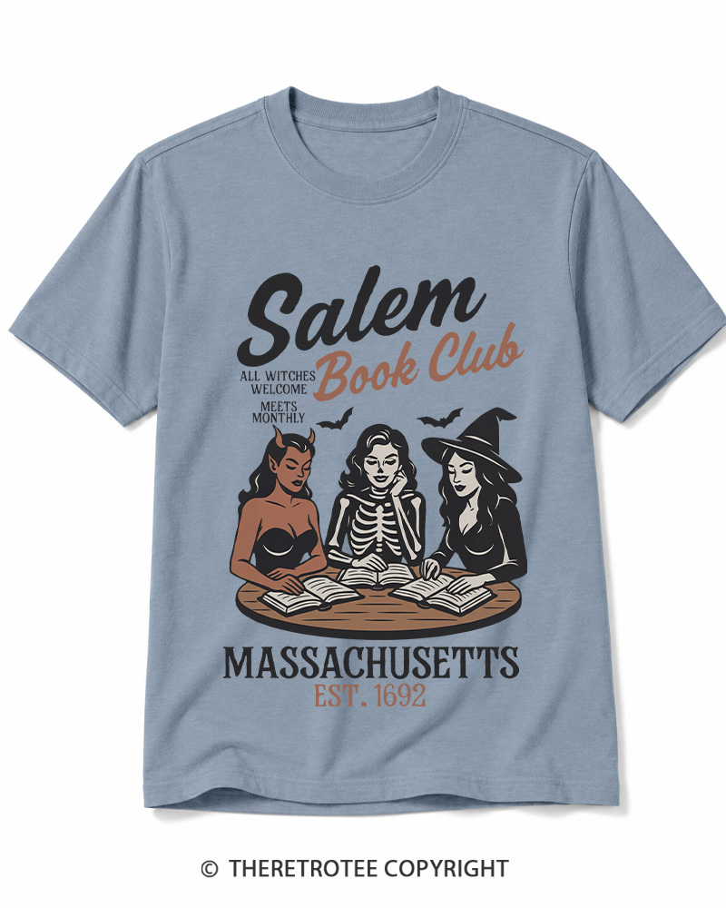 TheRetroTee All Witches Welcome Meets Monthly Vintage Cotton T-Shirt