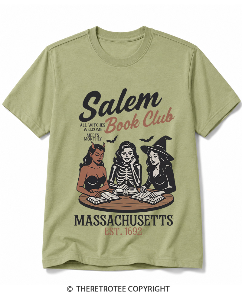 TheRetroTee All Witches Welcome Meets Monthly Vintage Cotton T-Shirt