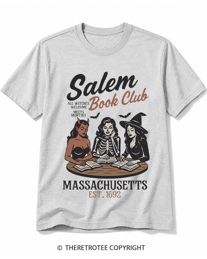 TheRetroTee All Witches Welcome Meets Monthly Vintage Cotton T-Shirt