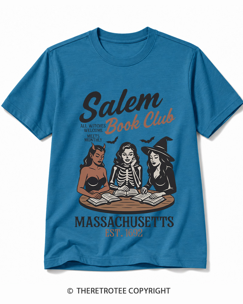 TheRetroTee All Witches Welcome Meets Monthly Vintage Cotton T-Shirt