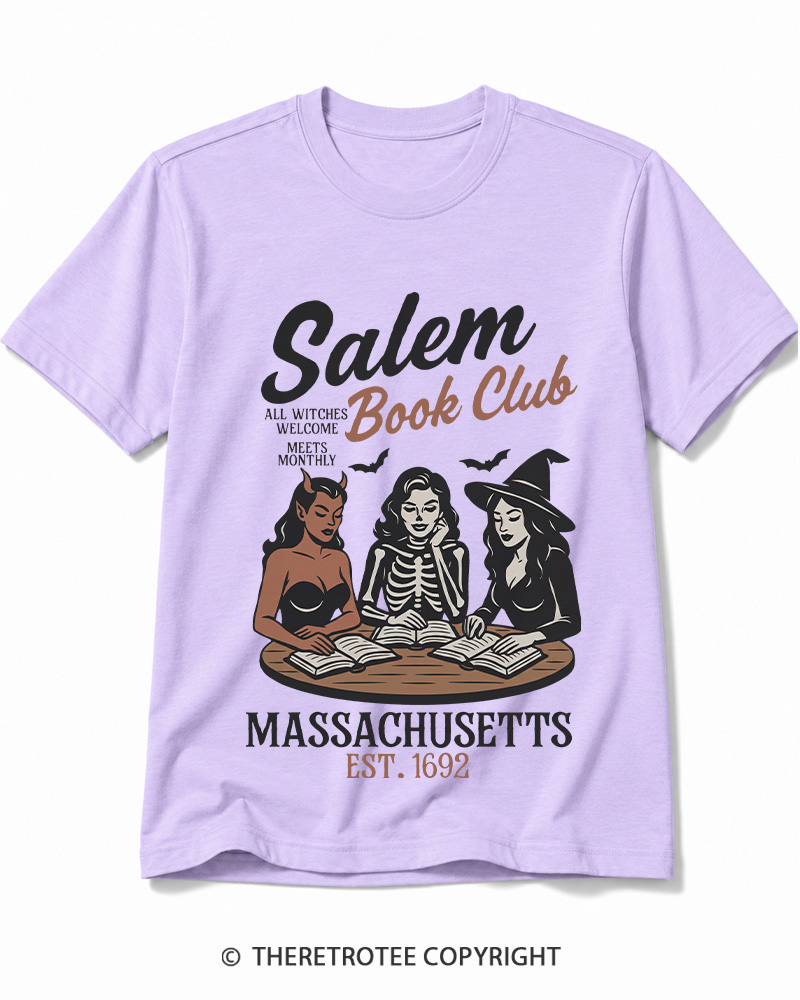 TheRetroTee All Witches Welcome Meets Monthly Vintage Cotton T-Shirt
