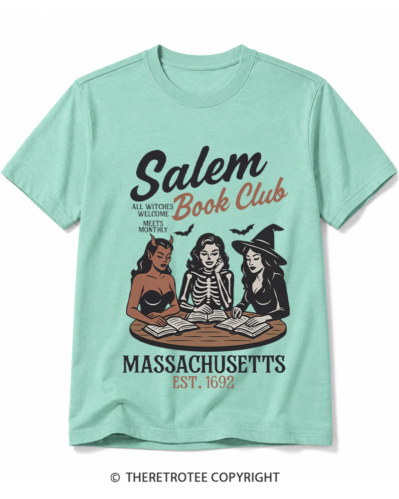 TheRetroTee All Witches Welcome Meets Monthly Vintage Cotton T-Shirt