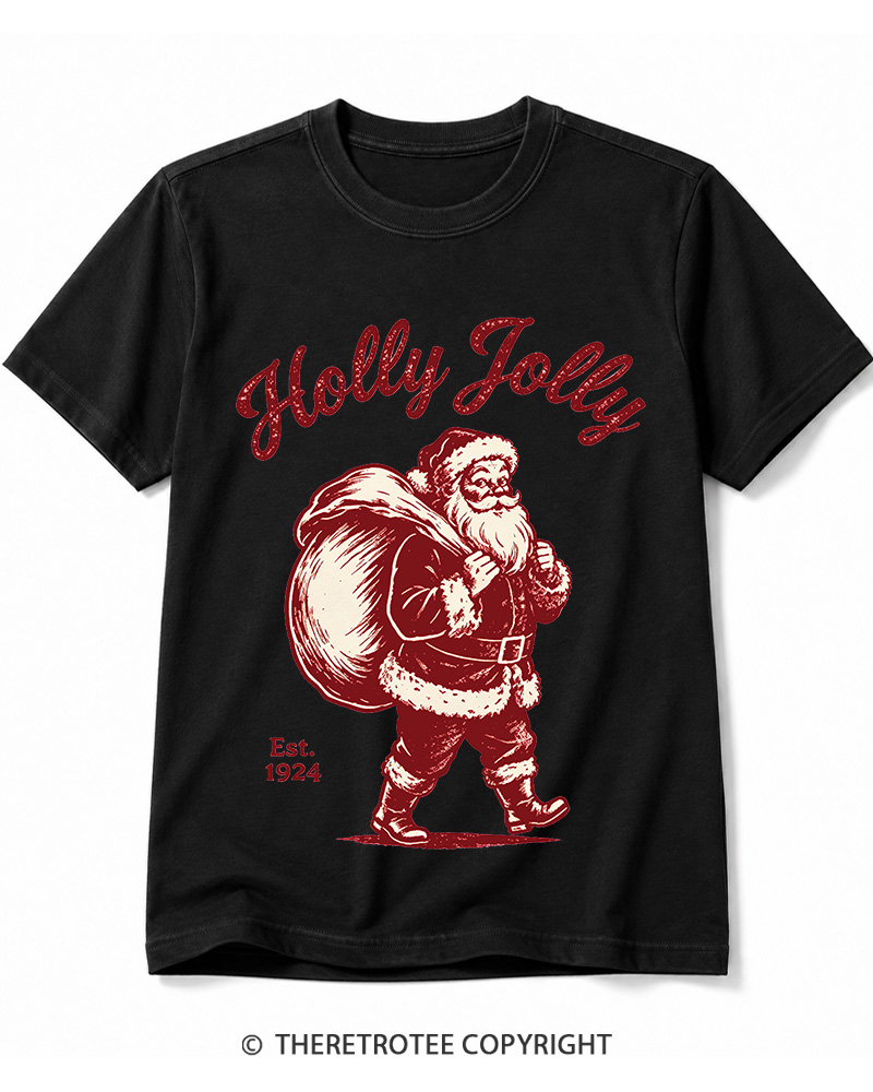 TheRetroTee Holly Jolly 1920s Cotton T-Shirt