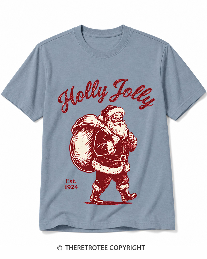 TheRetroTee Holly Jolly 1920s Cotton T-Shirt