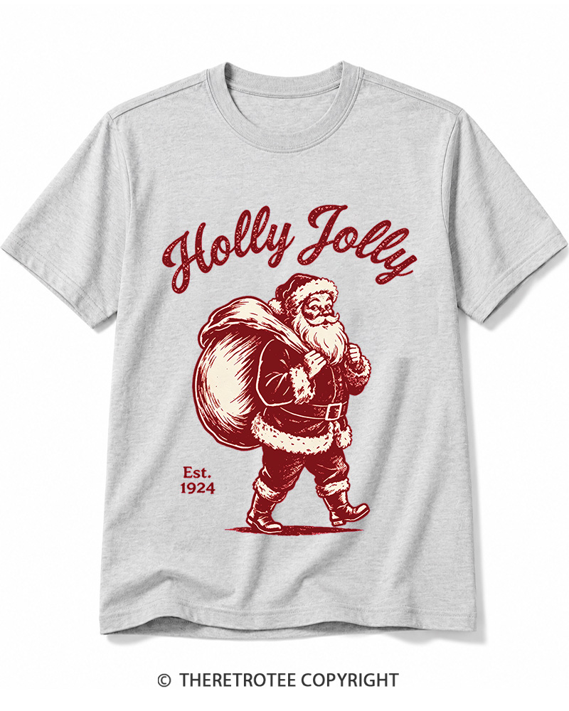TheRetroTee Holly Jolly 1920s Cotton T-Shirt