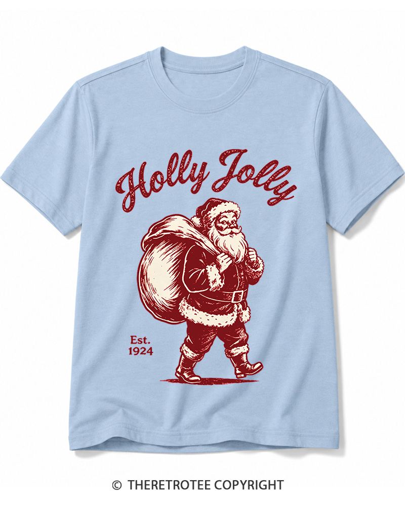 TheRetroTee Holly Jolly 1920s Cotton T-Shirt