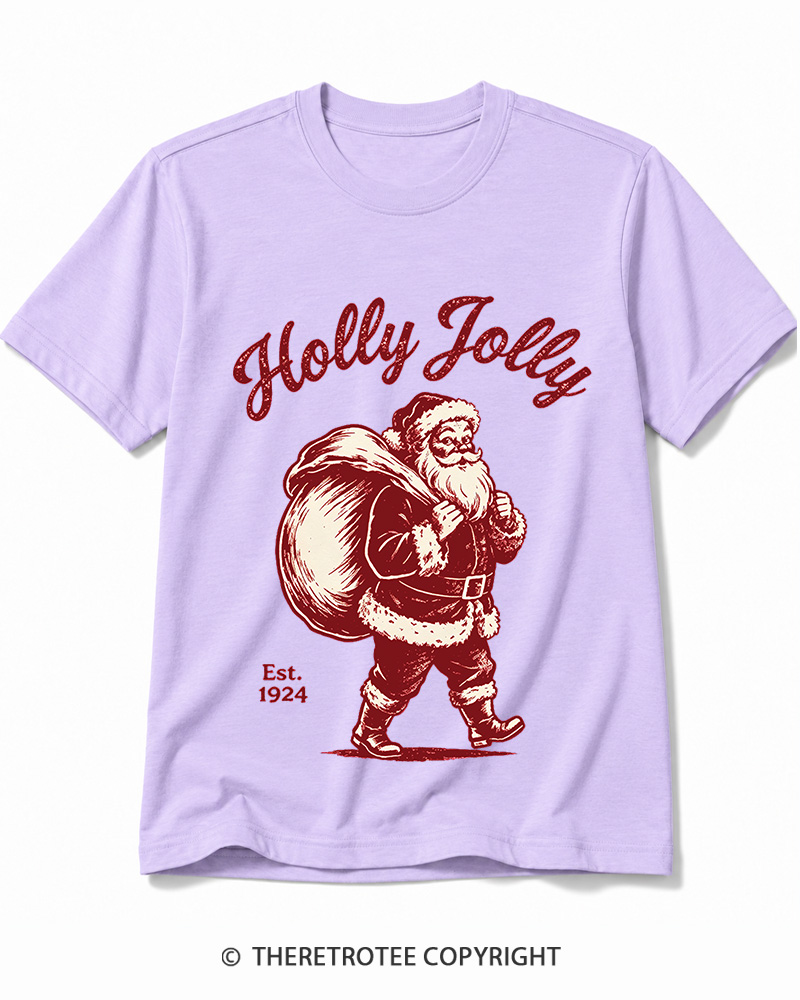 TheRetroTee Holly Jolly 1920s Cotton T-Shirt