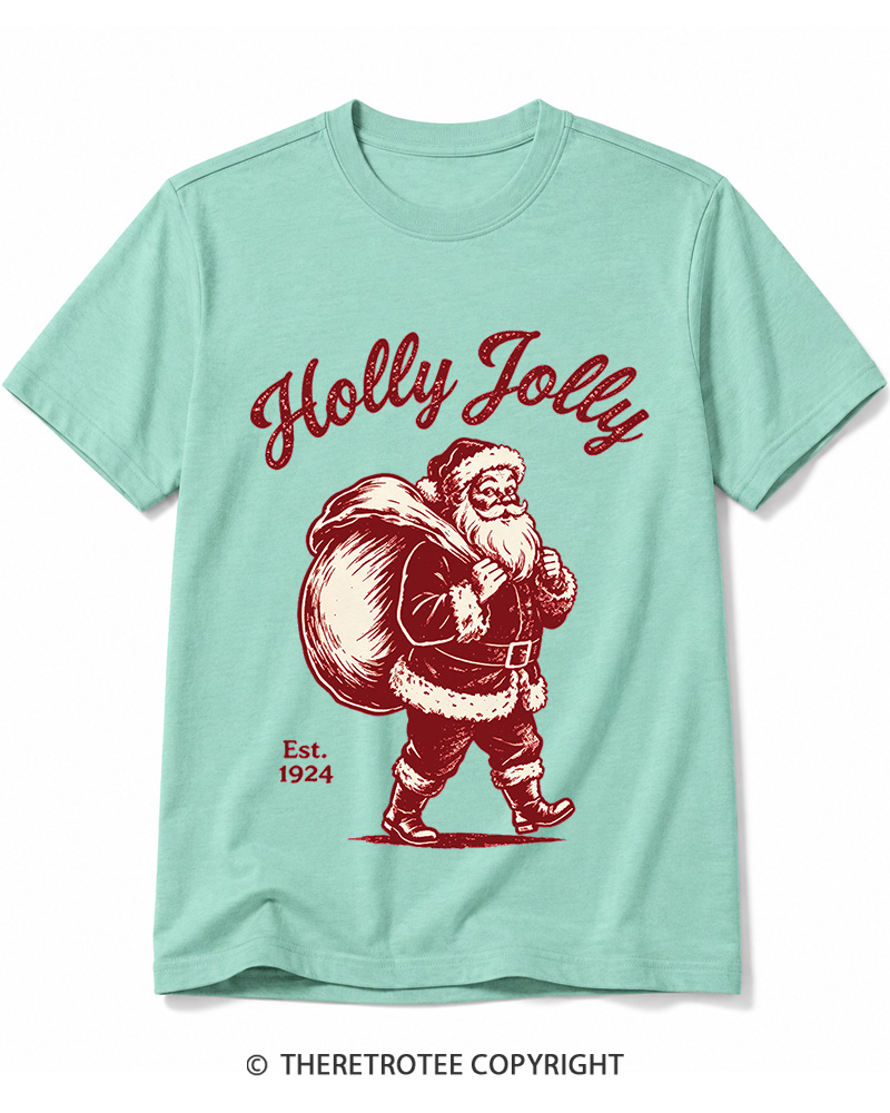 TheRetroTee Holly Jolly 1920s Cotton T-Shirt