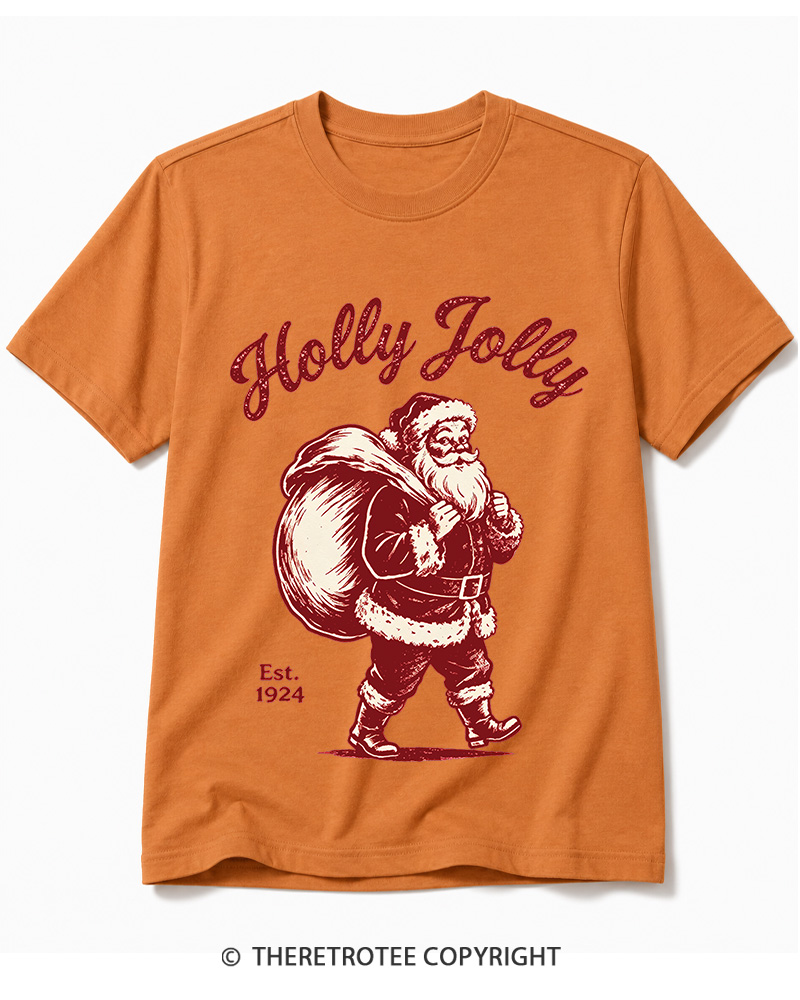 TheRetroTee Holly Jolly 1920s Cotton T-Shirt