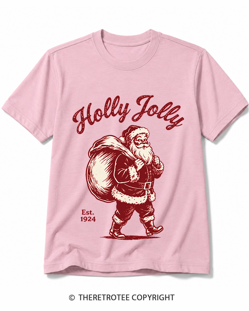TheRetroTee Holly Jolly 1920s Cotton T-Shirt