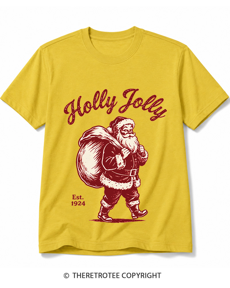 TheRetroTee Holly Jolly 1920s Cotton T-Shirt
