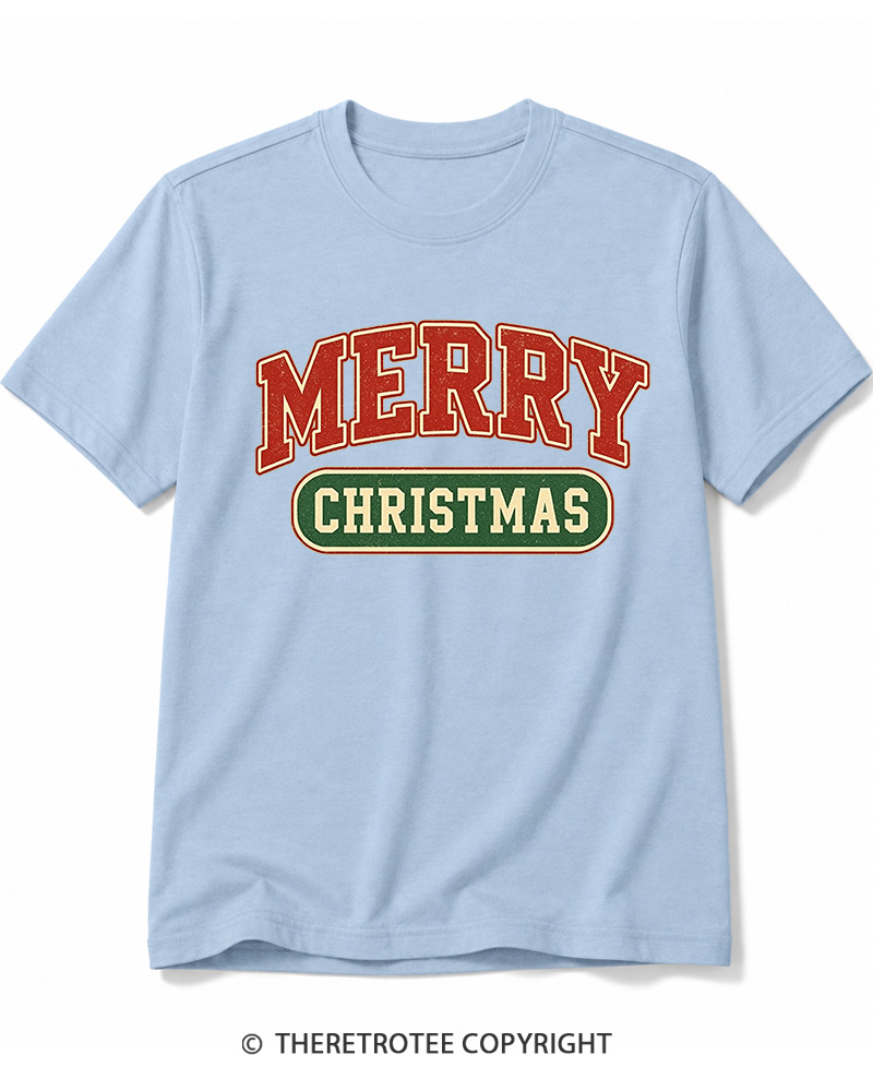 TheRetroTee Merry Christmas 1950s Cotton T-Shirt