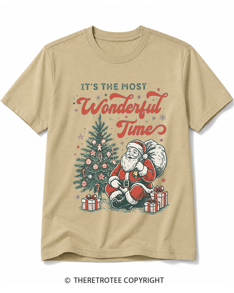 TheRetroTee It’s The Most Wonderful Time 1960s Cotton T-Shirt