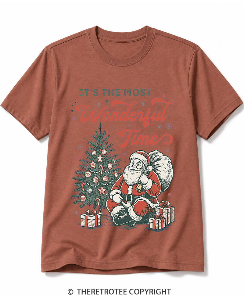 TheRetroTee It’s The Most Wonderful Time 1960s Cotton T-Shirt