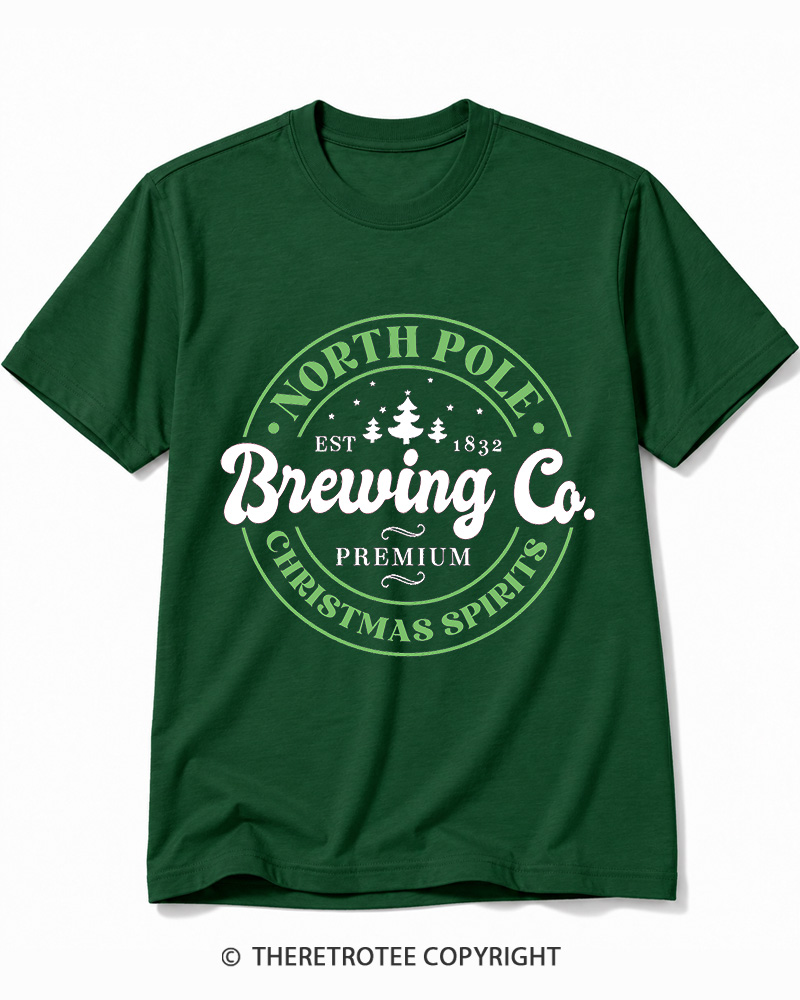 TheRetroTee North Pole Brewing Co. 1960s Cotton T-Shirt