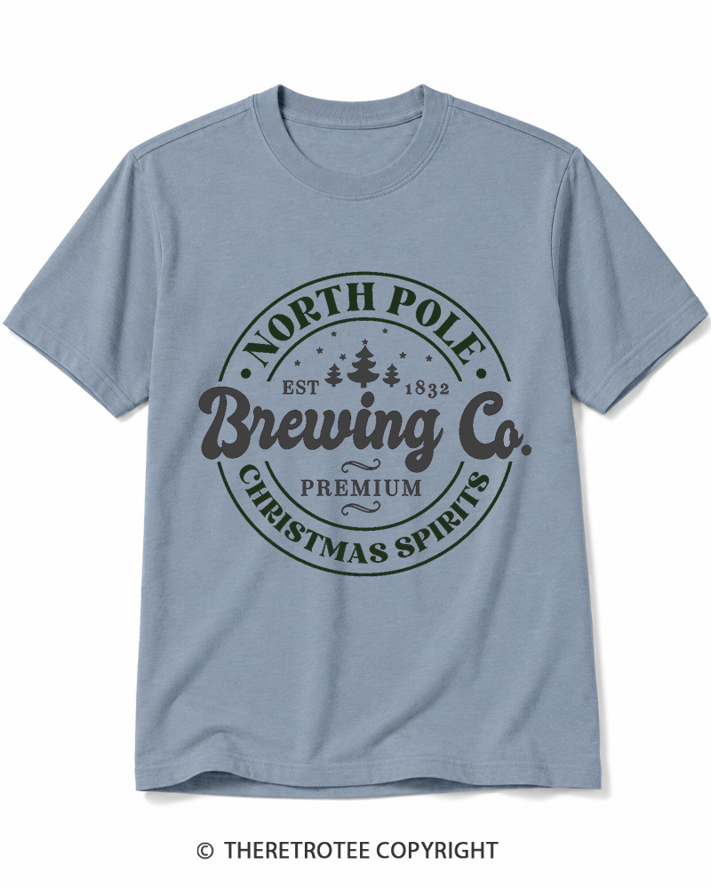 TheRetroTee North Pole Brewing Co. 1960s Cotton T-Shirt