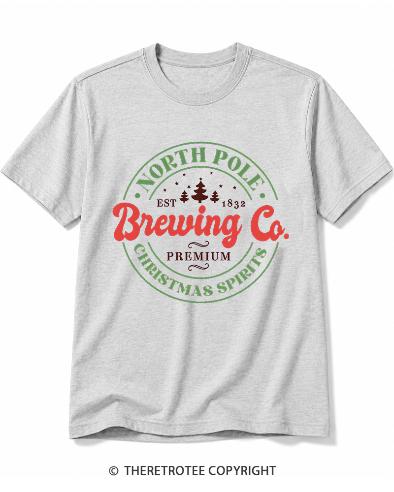 TheRetroTee North Pole Brewing Co. 1960s Cotton T-Shirt