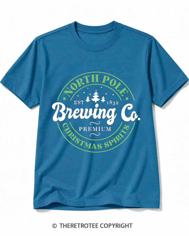 TheRetroTee North Pole Brewing Co. 1960s Cotton T-Shirt