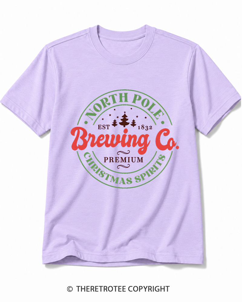 TheRetroTee North Pole Brewing Co. 1960s Cotton T-Shirt