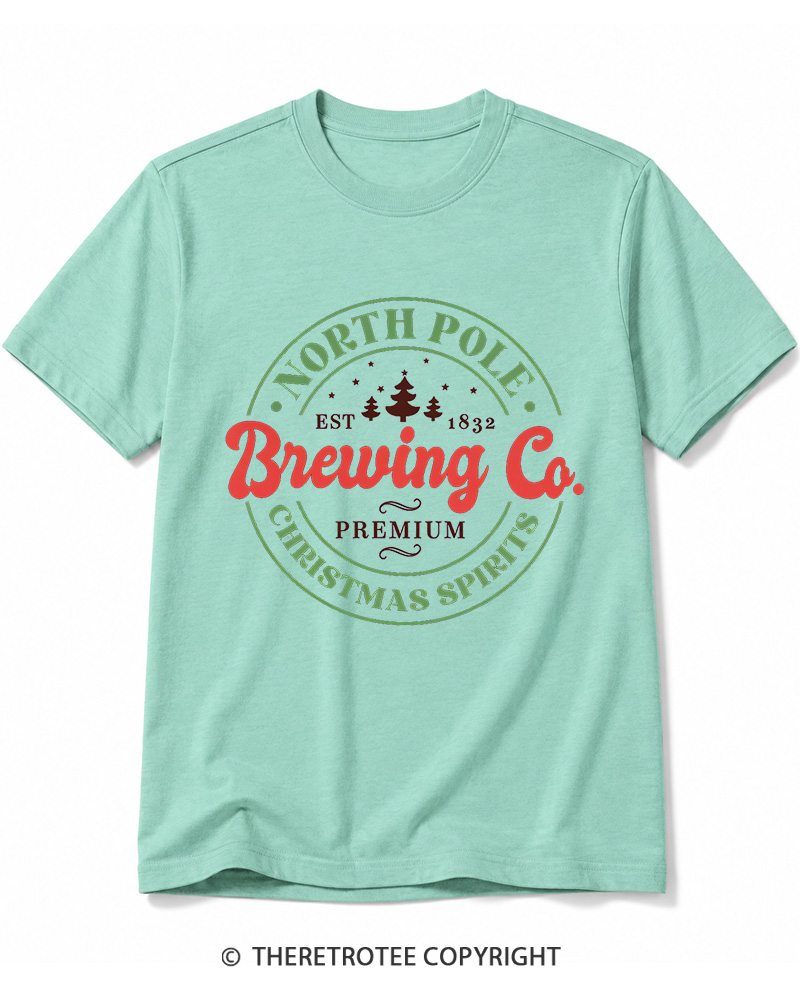 TheRetroTee North Pole Brewing Co. 1960s Cotton T-Shirt