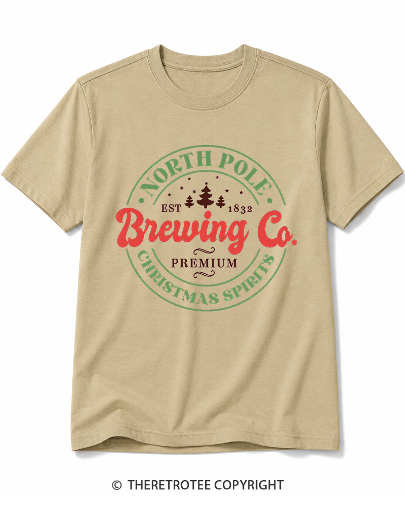TheRetroTee North Pole Brewing Co. 1960s Cotton T-Shirt