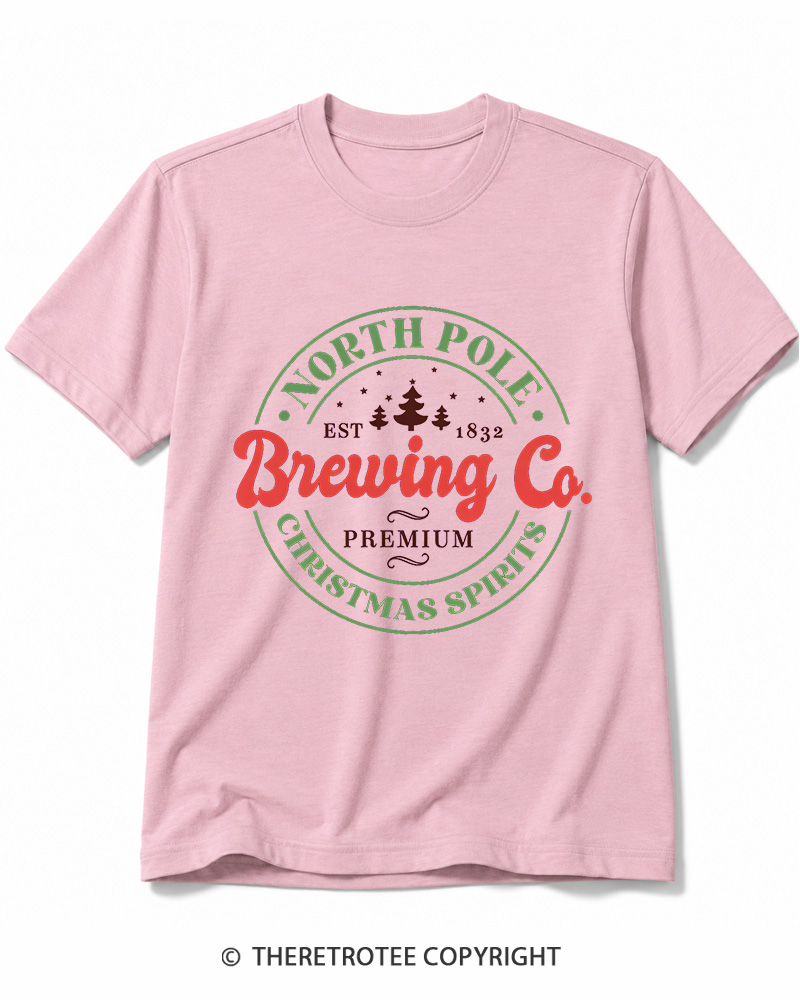 TheRetroTee North Pole Brewing Co. 1960s Cotton T-Shirt