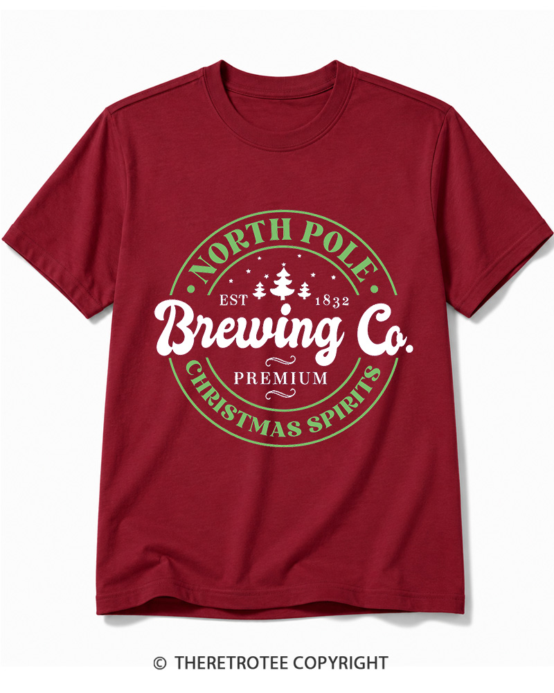 TheRetroTee North Pole Brewing Co. 1960s Cotton T-Shirt