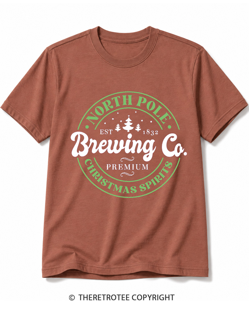 TheRetroTee North Pole Brewing Co. 1960s Cotton T-Shirt