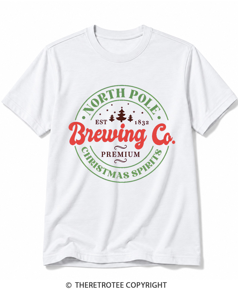 TheRetroTee North Pole Brewing Co. 1960s Cotton T-Shirt