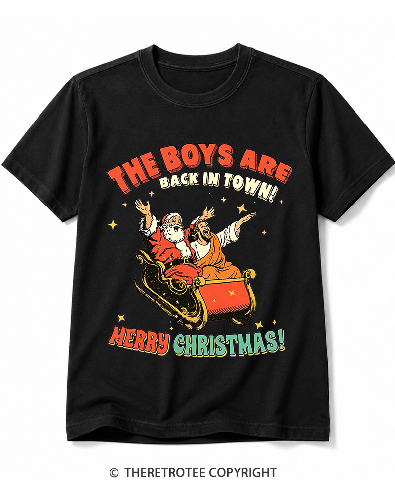 TheRetroTee The Boys Are Back In Town 1970s Cotton T-Shirt