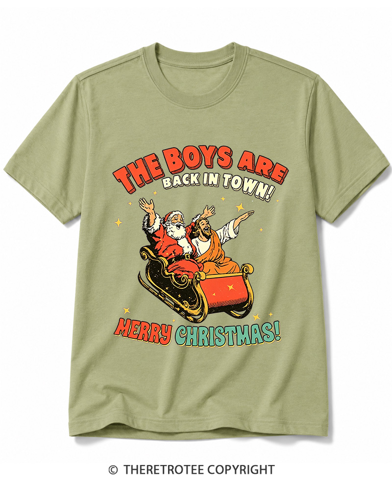 TheRetroTee The Boys Are Back In Town 1970s Cotton T-Shirt