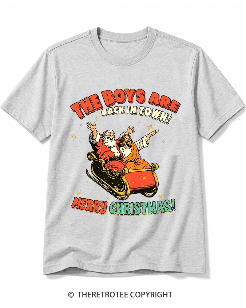 TheRetroTee The Boys Are Back In Town 1970s Cotton T-Shirt
