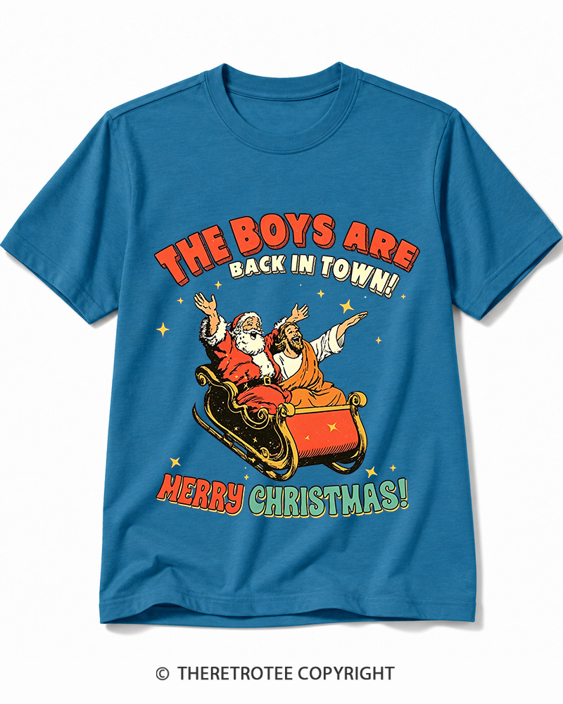 TheRetroTee The Boys Are Back In Town 1970s Cotton T-Shirt
