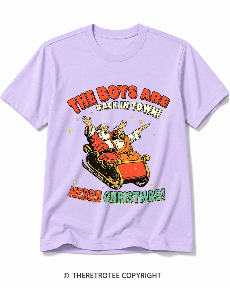 TheRetroTee The Boys Are Back In Town 1970s Cotton T-Shirt