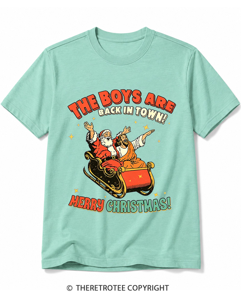 TheRetroTee The Boys Are Back In Town 1970s Cotton T-Shirt