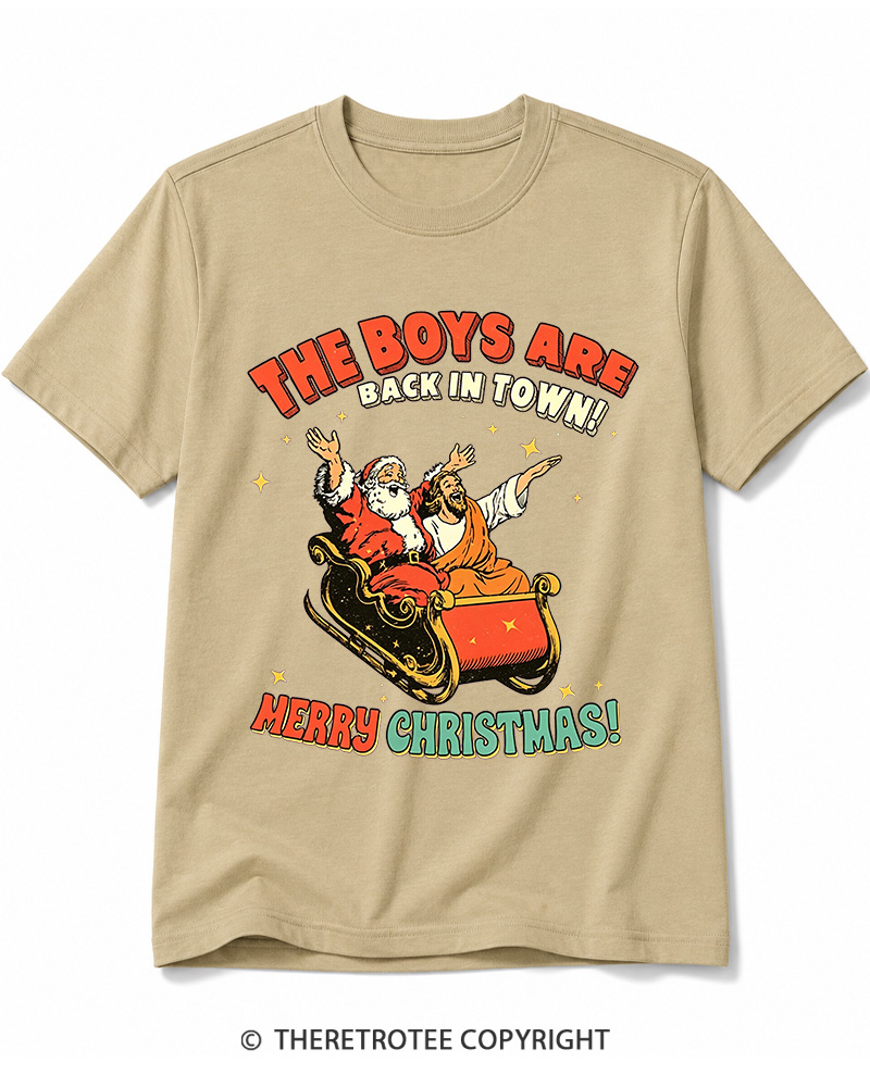 TheRetroTee The Boys Are Back In Town 1970s Cotton T-Shirt