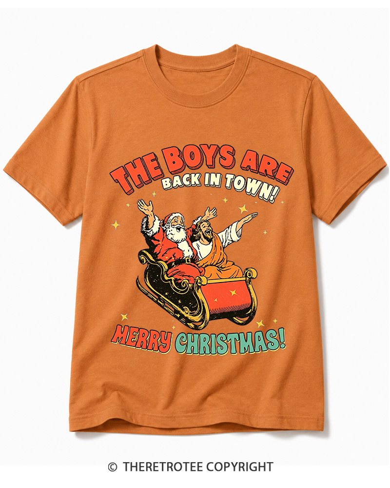 TheRetroTee The Boys Are Back In Town 1970s Cotton T-Shirt