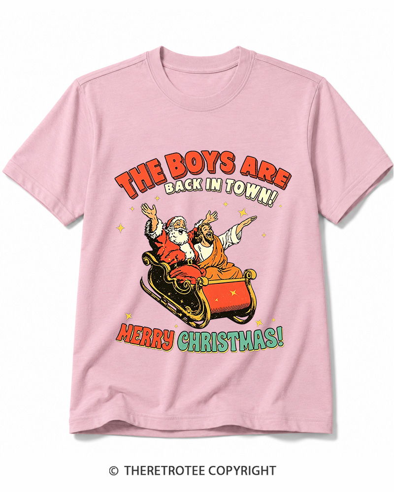 TheRetroTee The Boys Are Back In Town 1970s Cotton T-Shirt