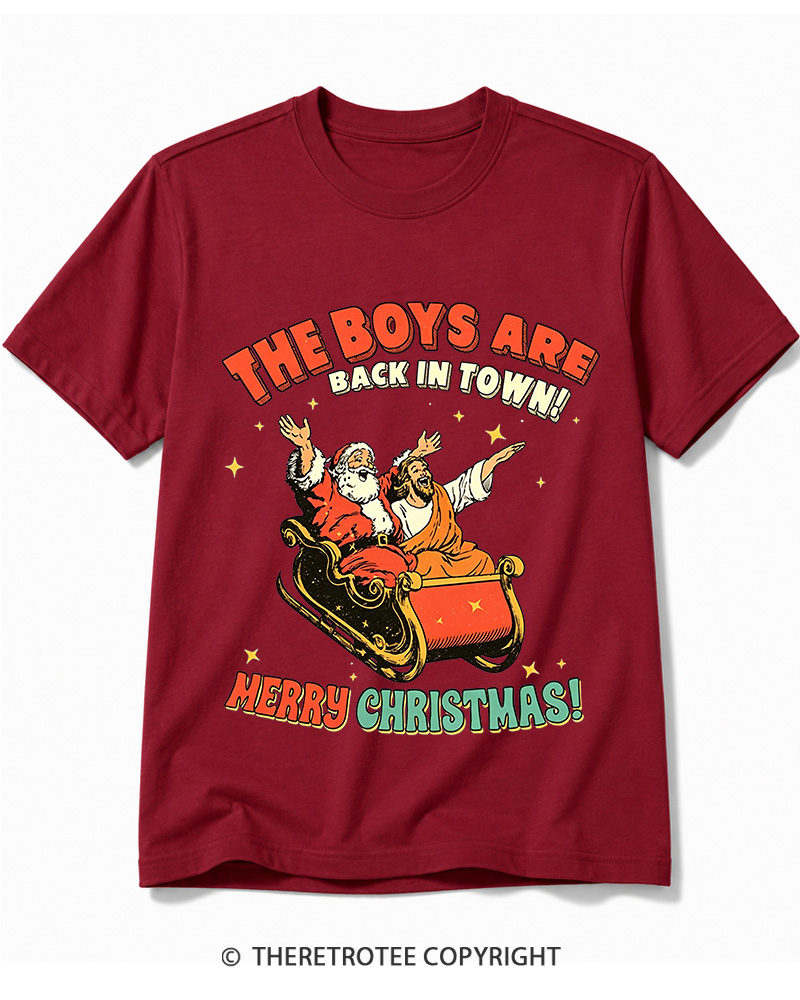 TheRetroTee The Boys Are Back In Town 1970s Cotton T-Shirt
