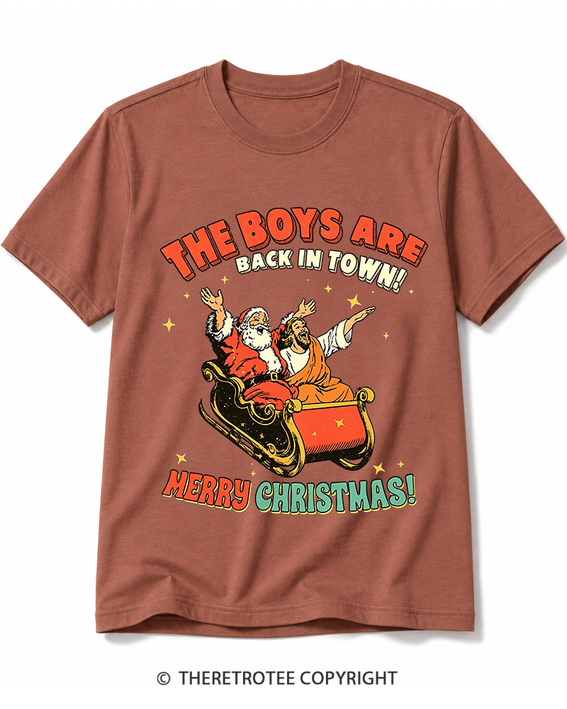 TheRetroTee The Boys Are Back In Town 1970s Cotton T-Shirt