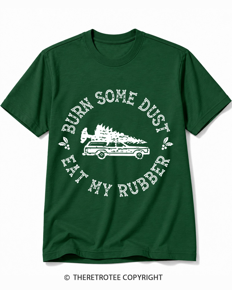 TheRetroTee Burn Some Dust 1980s Cotton T-Shirt