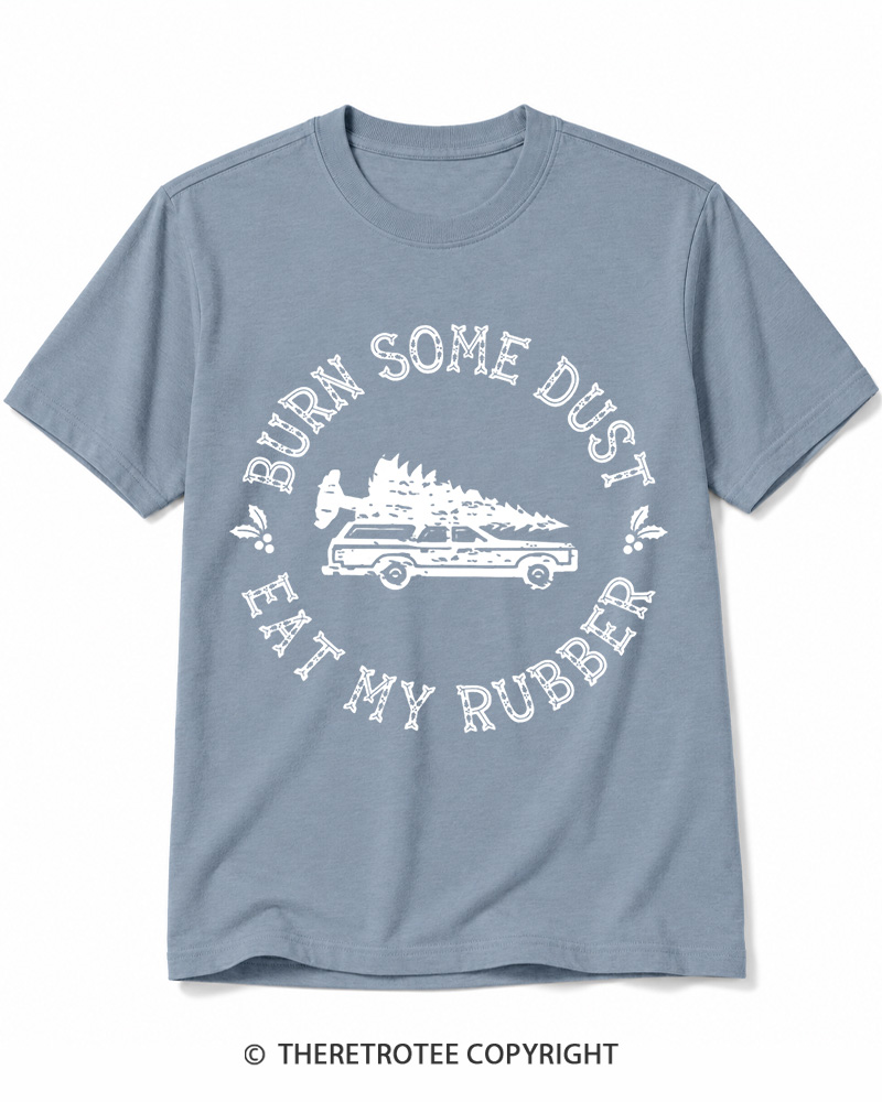 TheRetroTee Burn Some Dust 1980s Cotton T-Shirt